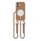 Case IPHONE 16 Tech-Protect Magnecklace MagSafe Chocolate brown 5906302311927