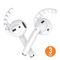 Earhooks Σιλικόνης AhaStyle PT14 Apple EarPods & Airpods Comfort Λευκό (3 ζεύγη) X001G60ZV7 X001G60ZV7 έως και 12 άτοκες δόσεις