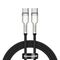 Baseus Cable USB-C To USB-C Cafule, 100w, 1m Black (CATJK-C01) (BASCATJK-C01) έως 12 άτοκες Δόσεις
