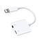 JoyRoom Adaptor Lightning la Jack, Lightning, 18W - JoyRoom (S-Y105) - White 6956116733605 έως 12 άτοκες Δόσεις