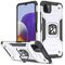 Wozinsky Ring Armor Case Kickstand Tough Rugged Cover for Samsung Galaxy A22 4G silver