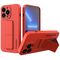 Wozinsky Kickstand Case silicone case with stand for iPhone 13 Pro red