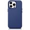 iCarer Case Leather Case Cover for iPhone 14 Pro Blue (WMI14220706-BU) (MagSafe Compatible)