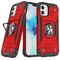 Wozinsky Ring Armor case for iPhone 14 Plus armored cover magnetic holder ring red