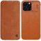 Nillkin Qin Leather Pro Case iPhone 14 Pro Max Camera Cover Holster Cover Flip Case Brown