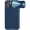 Nillkin CamShield Leather S Case iPhone 14 Pro case with camera cover blue