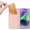 Dux Ducis Skin Pro Wallet Case for iPhone 15 Plus - Pink