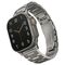 Uniq Osta Strap Case for Apple Watch 42/44/45/ 49mm Series 1/2/3/4/5/6/7/8/SE/SE2/Ultra Stainless Steel Silver/Titanium Silver