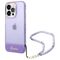 Guess GUHCP14LHGCOHU iPhone 14 Pro 6.1&quot; purple/purple hardcase Translucent Pearl Strap