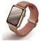 UNIQ pasek Aspen Apple Watch 44/42/45mm Series 4/5/6/7/8/SE/SE2 Braided różowy/grapefruit pink