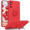 Case SAMSUNG GALAXY A72 Silicone Ring Magnetic Stand red 5904161108726