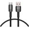 Cable USB - USB Type C 100W / 5A 0.25m Tech-Protect UltraBoost EVO black 5906203690695