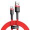 Baseus Cablu USB la Type-C, QC3.0, 2A, 2m - Baseus Cafule (CATKLF-C09)  - Red 6953156278226 έως 12 άτοκες Δόσεις