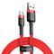 Baseus Cablu USB la Type-C, Fast Charge, QC3.0, 3A, 1m - Baseus Cafule (CATKLF-B09) - Red 6953156278196 έως 12 άτοκες Δόσεις