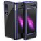 Plating Case hard case Electroplating frame Cover for Samsung Galaxy Fold blue