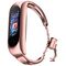 Replacment metal band bracelet strap for Xiaomi Mi Band 6 / 5 / 4 / 3 pink