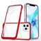 Clear 3in1 Case for iPhone 11 Pro Max Frame Cover Gel Red