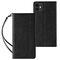 Magnet Strap Case for iPhone 13 mini cover wallet + mini lanyard pendant black