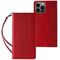 Magnet Strap Case for Samsung Galaxy S23 Ultra Flip Wallet Mini Lanyard Stand Red