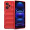 Magic Shield Case for Xiaomi Redmi Note 12 Pro+ flexible armored cover red