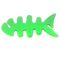 Fish-shaped headphone cable wrap - green