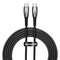 Baseus Glimmer Series Fast Charging Cable USB-C 480Mbps PD 100W 2m Black
