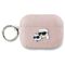 Original Case APPLE AIRPODS PRO 2 Karl Lagerfeld Cover Monogram Karl & Choupette Head pink 3666339283704