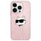 Original Case IPHONE 13 / 14 / 15 Karl Lagerfeld Hardcase IML Choupette Head & Monogram (KLHCP15SHKLPCHP) pink 3666339286149