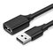 USB 2.0 extension cable UGREEN US103, 5m (black) 6957303813186