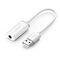 UGREEN US206 Audio Adapter, USB to Mini Jack 3.5mm AUX (White) 6957303837120