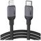 Ugreen US387 Lightning - USB-C MFI PD cable 20W 480Mb/s 1m - black