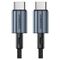 Καλώδιο Σύνδεσης USB 2.0 Choetech XCC-1015 USB C σε USB C PD 60W 2m Μαύρο 6932112105035 6932112105035 έως και 12 άτοκες δόσεις