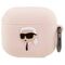 Case APPLE AIRPODS 3 Karl Lagerfeld Silicone Karl Head 3D light pink 3666339087883