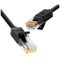 UGREEN NW102 Ethernet RJ45 Rounded Network Cable, Cat.6, UTP, 15m (Black) 6957303821655