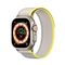 Sport Velcro Strap for Apple Watch 9 / 8 / 7 / 6 / SE / 5 / 4 / 3 / 2 / 1 (38, 40, 41 mm) Dux Ducis Strap YJ Version - yellow-beige