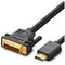 Ugreen HD106 DVI 24+1 pin / HDMI FHD 60Hz cable 1.5m - black (11150)