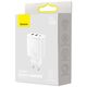 Baseus Baseus - Wall Charger Compact (CCXJ-E02) - USB-C, PD, 30W, 2xUSB-A, QC, 3A - White 6953156207301 έως 12 άτοκες Δόσεις