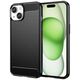 Techsuit Case for iPhone 16 Plus - Techsuit Carbon Silicone - Black 5949419188204 έως 12 άτοκες Δόσεις