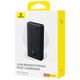 Baseus External USB Battery Pack USB, Type-C, 15W, 10000mAh + Type-C Cable, 30cm - Baseus Airpow Lite (P10067500123-00) - Cosmic Black 6932172652593 έως 12 άτοκες Δόσεις