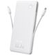 Baseus External USB Battery, Type-C, Dual USB-C Cable, Lightning, 22.5W, 10000mAh - Baseus Airpow Air Lite (P10067501213-00) - White 6932172652616 έως 12 άτοκες Δόσεις