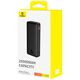 Baseus External USB Battery, Type-C, Micro-USB, 20W, 20000mAh - Baseus Airpow (P10022804113-00) - Black 6932172648718 έως 12 άτοκες Δόσεις