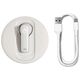 Baseus Bluetooth Headset with Microphone - Baseus CM10 (A00054700211-00) - White 6932172643973 έως 12 άτοκες Δόσεις