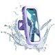 Techsuit Waterproof Retractable Phone Holder - Techsuit (LC-999) - Purple 5949419202856 έως 12 άτοκες Δόσεις