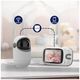 Techsuit Wireless Baby Monitor with Battery, Temperature Monitoring - Techsuit (VB802) - White 5949419224827 έως 12 άτοκες Δόσεις