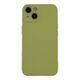 Silicon case for iPhone 16 6,1&quot; olive 5907457797819