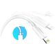 UGREEN Nickel plated Lightning Cable MFi 2m (white) 6957303827305