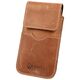 Vertical Holster HUAWEI MATE 20 X / XIAOMI MI MAX 3 Leather Case for Belt Open Wallet Nexeri Flap Leather brown 5904161115755