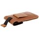 Vertical Holster HUAWEI MATE 20 X / XIAOMI MI MAX 3 Leather Case for Belt Open Wallet Nexeri Flap Leather brown 5904161115755