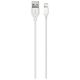 XO cable NB103 USB - Lightning 2,0 m 2,1A white 6920680862771