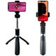 XO selfie stick Bluetooth tripod SS08 black 68cm 6920680872107